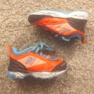 New Balance 801 All Terrain Toddlers Sneakers Red Blue Black IC801FR - Size 4c